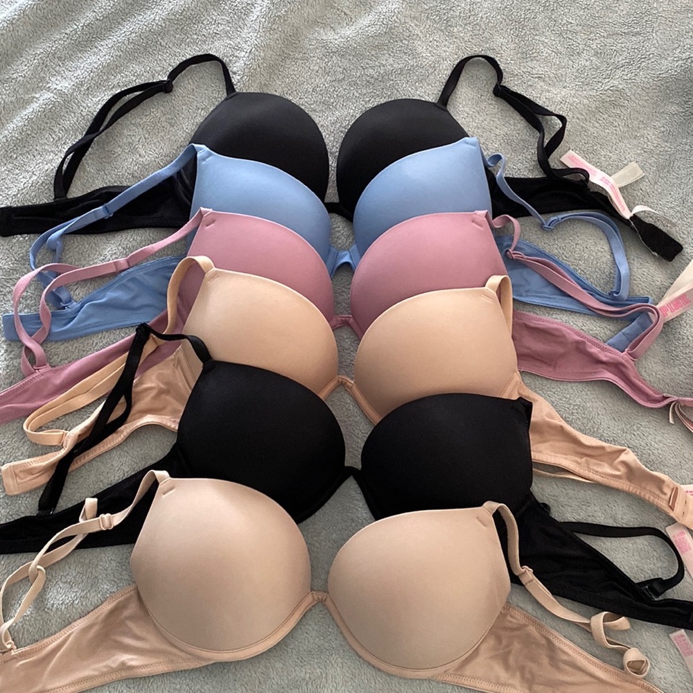 PINK by VS wear everywhere super push-up 34B lot of 6
